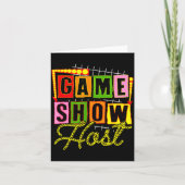 Board Game Lover Trivia Game Night Funny Game Show Kaart (Voorkant)