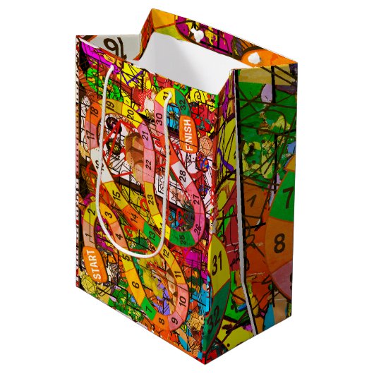 Board Game Medium Cadeauzakje (Voorkant Gekanteld)