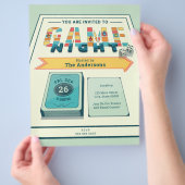 Board Game Night Flyer (Hand)