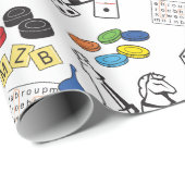 Board Games en Word Games Cadeaupapier (Rol Hoek)