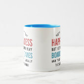 Board Games is geluk Funny Board Games Lover Tweekleurige Koffiemok (Center)