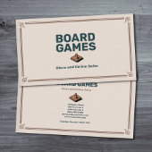 Board Games Store Visitekaartje