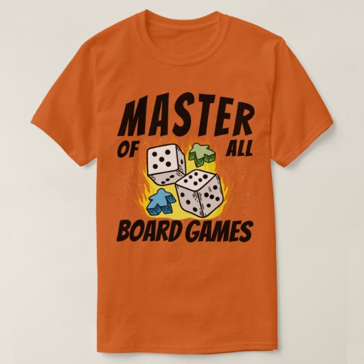 Board Games T-shirt (Design voorkant)