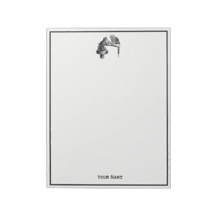 Board Games: twee katten die een Chess Match spele Notitieblok