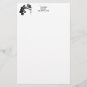 Board Games Two Cats die Chess Match Red spelen Briefpapier (Voorkant)