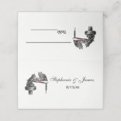 Board Games Two Cats die Chess Match Red spelen Plaatskaartje (Buitenkant ongevouwen)