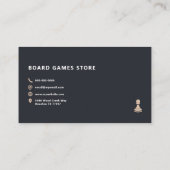 Board Games Visitekaartje (Achterkant)