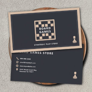 Board Games Visitekaartje