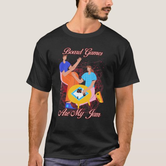 Board Games zijn mijn Jam Humor T-shirt (Voorkant)