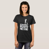 Board Meeting Paddling Women Paddle Boarding Love T-shirt (Voorkant volledig)