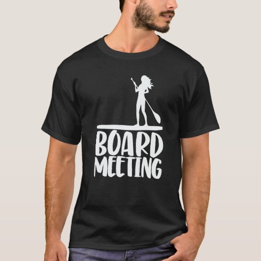 Board Meeting Paddling Women Paddle Boarding Love T-shirt (Voorkant)