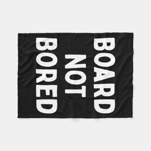 Board Not Bored Funny Board Game Geek Quote Nerdy  Fleece Deken (Voorkant (Horizontaal))