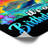 Board The Ship It's A Birthday Trip Matching Birth Poster (Hoek)