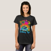 Board The Ship It's A Birthday Trip Matching Birth T-shirt (Voorkant volledig)