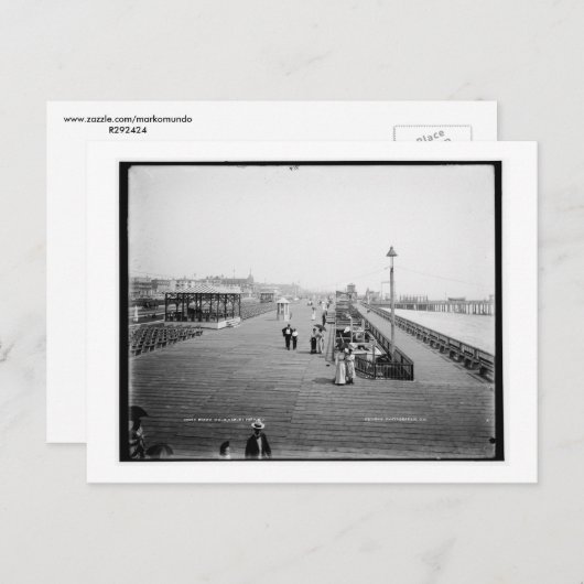 Board Walk, Asbury Park, New Jersey Briefkaart (Voorkant / Achterkant)
