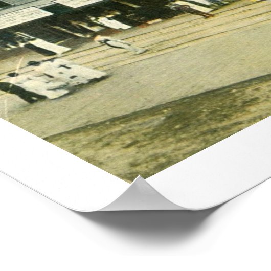 Board Walk, Cape May, New Jersey  Briefkaart Poster (Hoek)