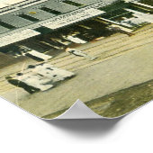 Board Walk, Cape May, New Jersey  Briefkaart Poster (Hoek)