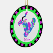 BoardChick Live naar raad van bestuur Keramisch Ornament (Rechts)