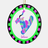 BoardChick Live naar raad van bestuur Keramisch Ornament (Links)