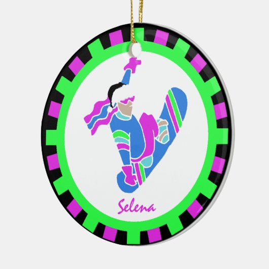 BoardChick Live naar raad van bestuur Keramisch Ornament (Links)