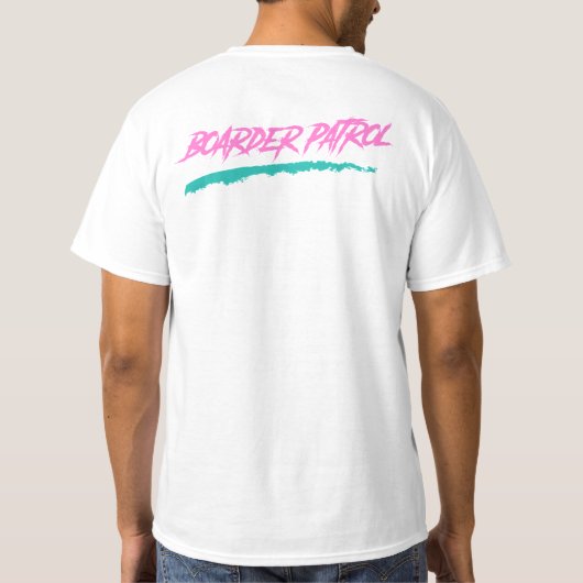 Boarder Patrol Logo T-shirt (Achterkant)