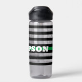 Boarder Patrol Thin Green Line Water Flacon Waterfles (Achterkant)