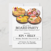 Boardfeest, Verjaardagsfeest, Charcuterie bord, Kaart (Voorkant)