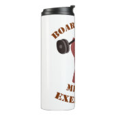 Boardgames zijn mentale oefening grappig spel ontw thermosbeker (Gedraaid links)