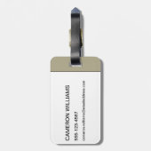 Boarding: Bigger Balls Baggier Pants Bagagelabel (Achterkant verticaal)