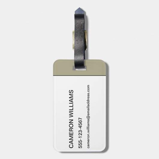 Boarding: Bigger Balls Baggier Pants Bagagelabel (Achterkant verticaal)