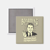 Boarding:Half Pipe is goed, volledig beter Magneet (Voorkant / Achterkant)