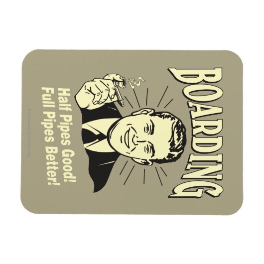 Boarding:Half Pipe is goed, volledig beter Magneet (Horizontaal)