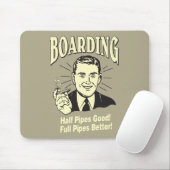 Boarding:Half Pipe is goed, volledig beter Muismat (Met muis)