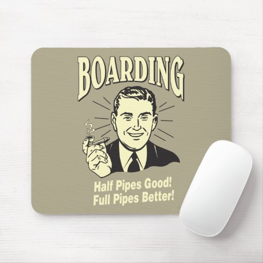 Boarding:Half Pipe is goed, volledig beter Muismat (Met muis)