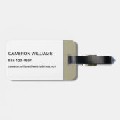 Boarding: Half Pipe's goed beter Bagagelabel (Achterkant horizontaal)