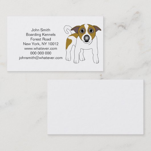 Boarding Kennels Visitekaartje (Voorkant / Achterkant)