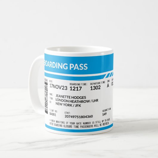 Boarding Pass 5000x1958 (blue) SFR Koffiemok (Voorkant links)