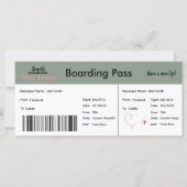Boarding Pass Adoption Aankondiging Neutraal (Voorkant)