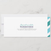 Boarding Pass Airmail Ticket Uitnodiging (Achterkant)