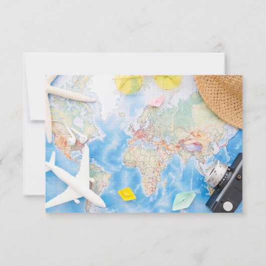 Boarding Pass Bestemming Bruiloft Bewaar de datum (Achterkant)