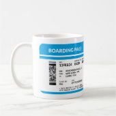 Boarding Pass (blauw) DOS Koffiemok (Links)