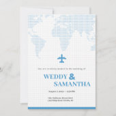 Boarding Pass bruiloft uitnodiging (Voorkant)