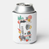 BOARDING PASS CARDIFF WALES BLIKJESKOELER (Blikje Achterkant)