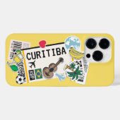 BOARDING PASS CURITIBA BRAZILIË iPhone HOESJE (Achterkant horizontaal)
