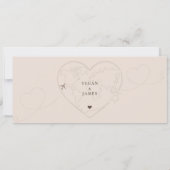 Boarding Pass Destination Wedding Save The Date Kaart (Achterkant)