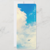 Boarding Pass Fly High verjaardagsfeestje Kaart (Achterkant)