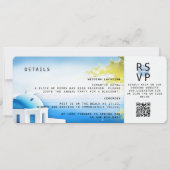 Boarding Pass Griekenland Moderne bestemming Bruil Kaart (Achterkant)