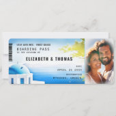 Boarding Pass Griekenland Moderne bestemming Bruil Kaart (Voorkant)