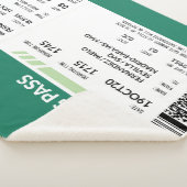 Boarding Pass - Groen Sherpa Deken (3/4)