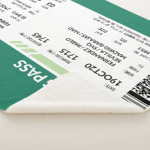 Boarding Pass - Groen